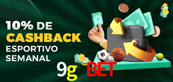10% de bônus de cashback na 9g bet